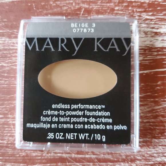 Last One!  Beige 3 Endless Performance Creme-to-Powder Foundation - Mary Kay - Picture 1 of 4